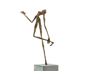 Sculpture titled "In Fear of Idai" by Nick Vermeulen, Original Artwork, Bronze