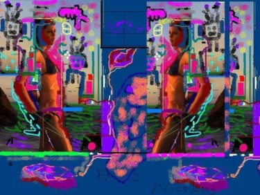 Digital Arts titled "Actress" by Nick Mancuso, Original Artwork, Digital Painting