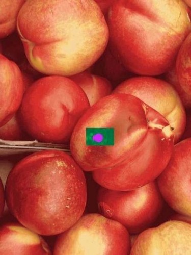 Digital Arts titled "Peach" by Nick Mancuso, Original Artwork, Digital Painting