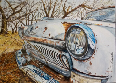 Painting titled "ABANDONADO." by Nicky Chiarello, Original Artwork, Pencil