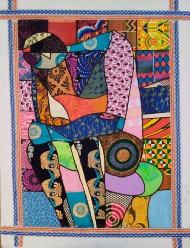 Painting titled "Culture" by Nicky Gallery, Original Artwork, Fabric