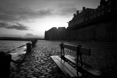 "Saint Malo" başlıklı Fotoğraf Nicolas Dalaudier tarafından, Orijinal sanat, Dijital Fotoğrafçılık Ahşap Sedye çerçevesi üze…