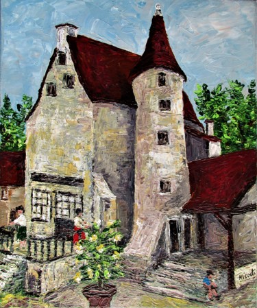 Painting titled "MUSEE DE LA PORCELA…" by Nicodi, Original Artwork, Acrylic