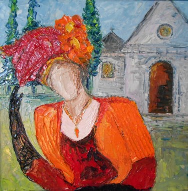 Painting titled "COUP DE VENT" by Nicodi, Original Artwork, Acrylic