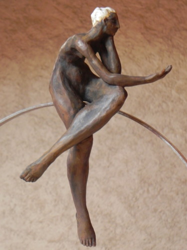 Sculpture titled "Reflexion" by Nicola Deux, Original Artwork, Ceramics