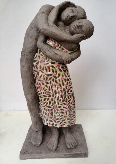 Sculptuur getiteld "Romance" door Nicola Deux, Origineel Kunstwerk, Keramiek