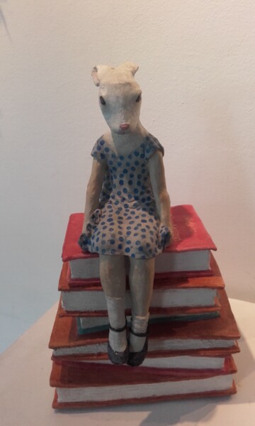 Sculpture titled "Alice" by Nicola Deux, Original Artwork, Ceramics