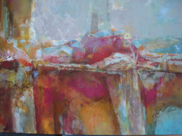 Painting titled "Vista (détail)" by Nicola Deux, Original Artwork