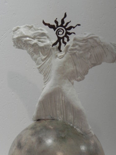 Sculpture intitulée "Ange" par Nicola Deux, Œuvre d'art originale