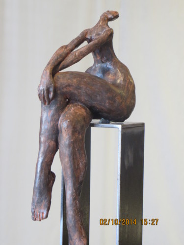 Sculpture titled "Grâce" by Nicola Deux, Original Artwork, Ceramics