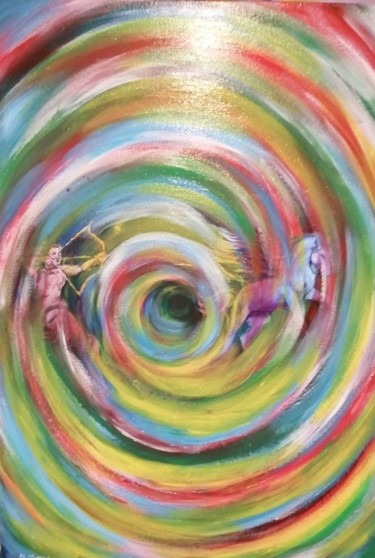 Nel vortice Painting titled "Nel vortice" by Nicola Magrone, Original Art, Acrylic