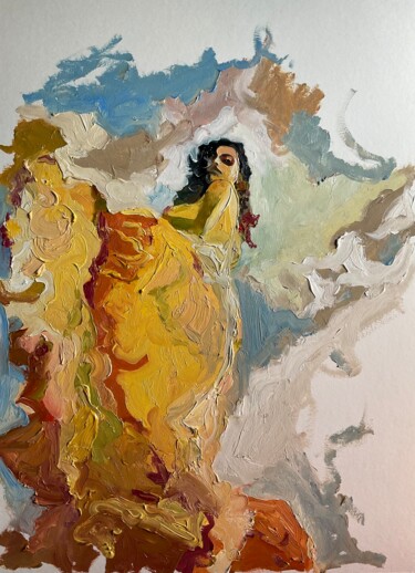 Pittura intitolato "Baila" da Philippe Nicolaï, Opera d'arte originale, Olio