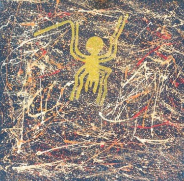 Painting titled "NAZCA" by Morea Nicola, Original Artwork