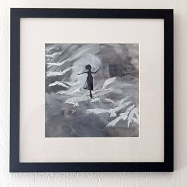 Painting titled "L'Escalier imaginai…" by Nicolas Ayme, Original Artwork, Acrylic Mounted on Glass