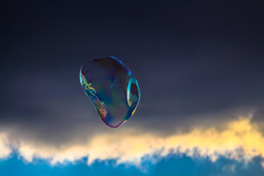Fotografie getiteld "Bubble splash" door Nicolas Barbier, Origineel Kunstwerk, Digitale fotografie