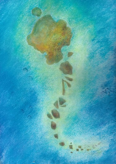 Dessin intitulée "naissance de l'Anta…" par Nicolas Boldych, Œuvre d'art originale, Crayon