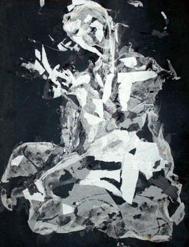 Peinture intitulée "Mater Dolorosa" par Nicolas Bouriot (KRB1), Œuvre d'art originale, Autre