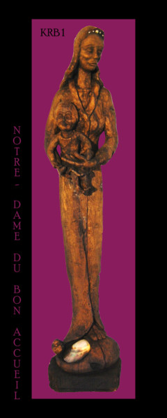 제목이 "Notre-Dame du Bon A…"인 조형물 Nicolas Bouriot (KRB1)로, 원작, 나무