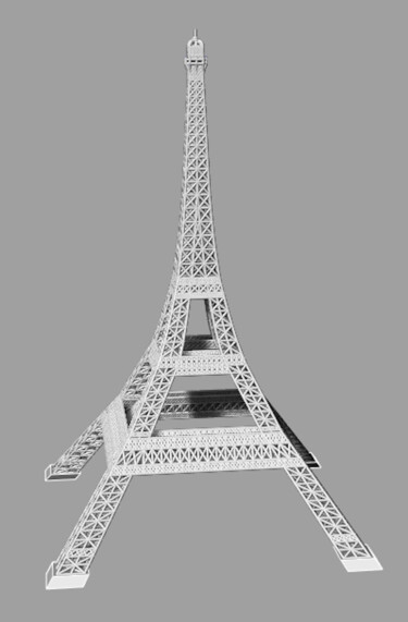 The Additional Floor of the Eiffel Tower Arts numériques intitulée "The Additional Floo…" par Nicolas Chammat, Œuvre d'art originale, Modélisation 3D