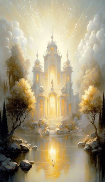 Lands of Heaven Digital Arts titled "Lands of Heaven" by Nicolas Chammat, Original Artwork, AI generated image
