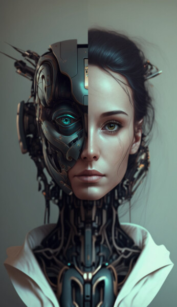 Digital Arts titled "Eve" by Nicolas Chammat, Original Artwork, AI generated image