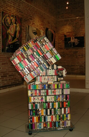 "zipp'art" başlıklı Heykel Nico tarafından, Orijinal sanat, Plastik