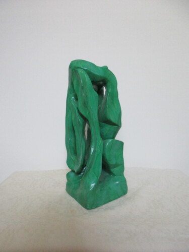 Sculpture titled "méandres 1" by Nico, Original Artwork, Clay