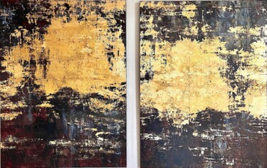 Painting titled "N°130.97-1 20 (NG10…" by Nicolas Galtier, Original Artwork, Acrylic Mounted on Wood Stretcher frame