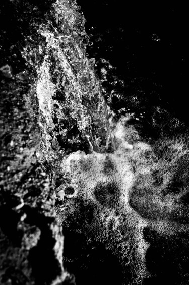 Fotografía titulada "Agua en la playa" por Nicolas Giannatasio, Obra de arte original, Fotografía digital