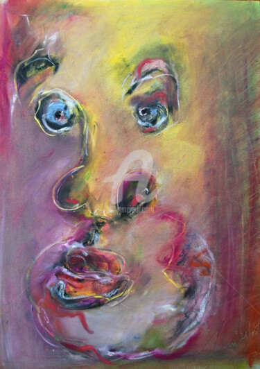 Painting titled "Emotion" by Nicolas Guillemard, Original Artwork, Pastel