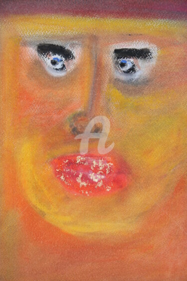 Peinture intitulée "Ryan" par Nicolas Guillemard, Œuvre d'art originale, Pastel