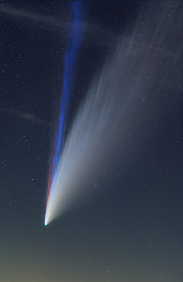 Photographie intitulée "Great comet NEOWISE" par Nicolas Lefaudeux, Œuvre d'art originale, Photographie numérique