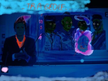 Arts numériques intitulée "TRAGEDIE ." par Nicolas Malaize (Nicou), Œuvre d'art originale