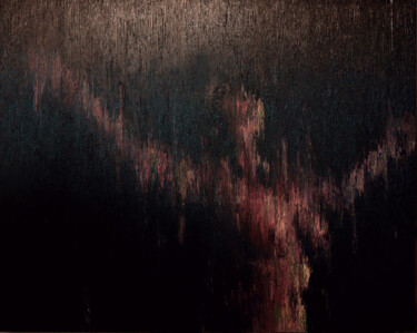 Картина под названием "Hypothèses 2" - Nicolas Marvel, Подлинное произведение искусства, Масло Установлен на Деревянная рама…