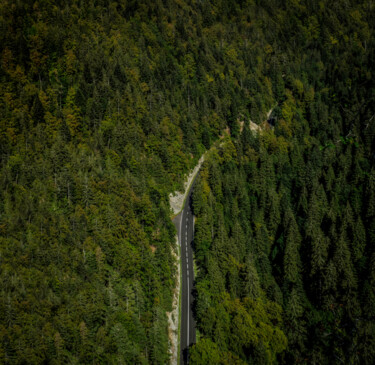 Photographie intitulée "Road II" par Nicolas Sorel, Œuvre d'art originale, Photographie non manipulée