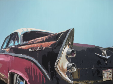 Pintura titulada ""Dodge"" por Nicolas Sorel, Obra de arte original, Acrílico