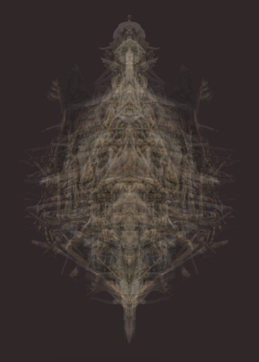 Photographie intitulée "totem I" par Nicolas Sorel, Œuvre d'art originale, Photographie manipulée