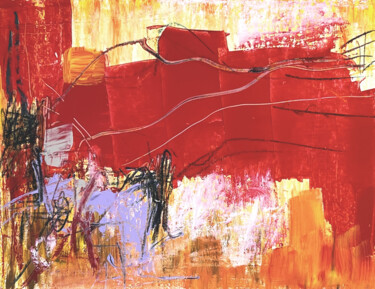 Картина под названием "Controverse" - Nicolas Wallyn, Подлинное произведение искусства, Акрил Установлен на Деревянная рама…