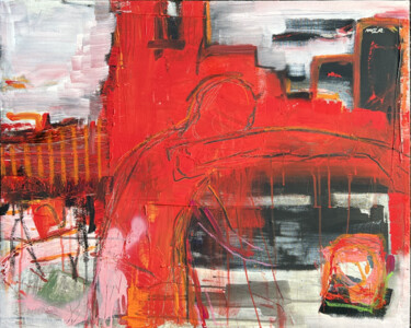 Картина под названием "Elusive" - Nicolas Wallyn, Подлинное произведение искусства, Акрил Установлен на Деревянная рама для…