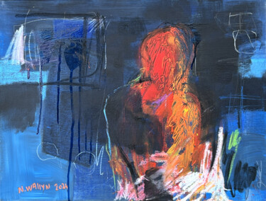 Картина под названием "I remember nothing" - Nicolas Wallyn, Подлинное произведение искусства, Акрил