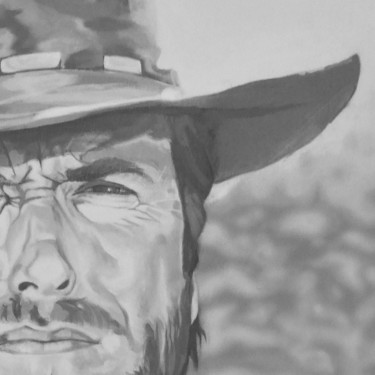 Photographie intitulée "clint-eastwood-gran…" par Nicolas Delatronchette, Œuvre d'art originale