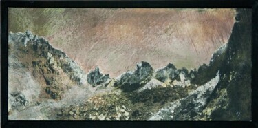 Peinture intitulée "MontagneS VI" par Nicolas Guyot, Œuvre d'art originale, Tirage argentique Monté sur Panneau de bois