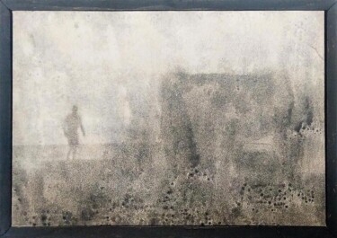 Painting titled "Alter écho (étude n…" by Nicolas Guyot, Original Artwork, Analog photography Mounted on Wood Panel