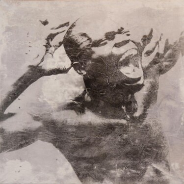 Peinture intitulée "Ènervé par la colère" par Nicolas Guyot, Œuvre d'art originale, Tirage argentique Monté sur Châssis en b…