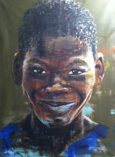 Painting titled "smile.jpg" by Nicolas Renard Williams, Original Artwork