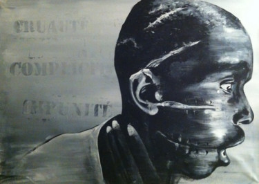 Peinture intitulée "Cruauté Complicité…" par Nicolas Renard Williams, Œuvre d'art originale, Acrylique