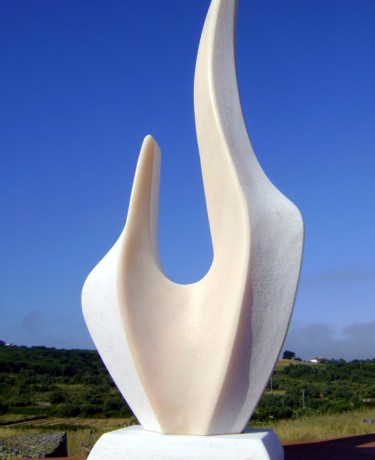 Sculpture titled "Consonância VIII" by Nicolau Campos, Original Artwork, Stone