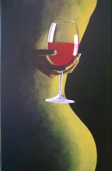 Painting titled "Prazeres" by Nicolau Campos, Original Artwork, Acrylic