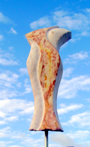 Sculpture titled "FemininoXVII" by Nicolau Campos, Original Artwork, Stone