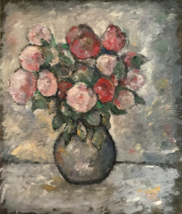 Peinture intitulée "fleurs-6.jpg" par Françoise Vivier Nicolaÿ, Œuvre d'art originale, Huile